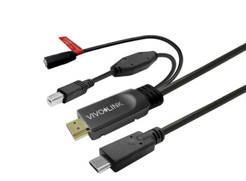 Vivolink PROUSBCHDMIUSBB7.5-CHARGE Touchscreen Cable with PROUSBCHDMIUSBB7.5-CHARGE