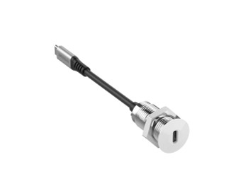 Vivolink PROUSBCMF0.3SOCKET-W USB-C Desk socket with 0.3m PROUSBCMF0.3SOCKET-W