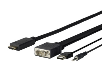 VivoLink PROVGAHDMI2 Pro VGA + Audio to HDMI 2M PROVGAHDMI2