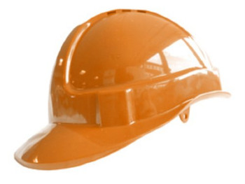 Beeswift Economy Vented Safety Helmet Orange BBEVSHO