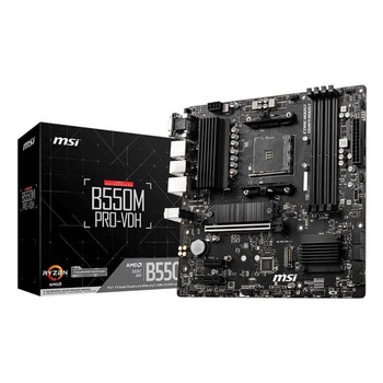 MSI B550M PRO-VDH Motherboard AMD B550 Socket AM4 Micro ATX B550M PRO-VDH