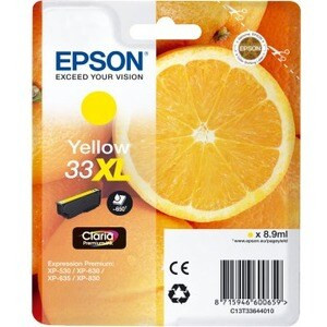 Epson Sglpck Yellow 33Xl Prem.Ink C13T33644012