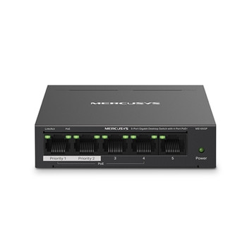 Mercusys MS105GP 5-Port Gigabit Desktop Switch With  4-Port Poe+ MS105GP