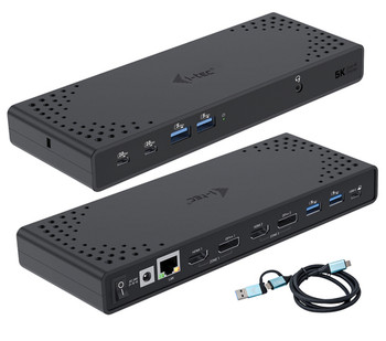 I-Tec Usb 3.0 / Usb-C / Thunderbolt 3 Dual Display Docking Station Gen2 + Power CADUA4KDOCKPDL2UK
