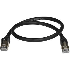 Startech 0.50M Cat6A Ethernet Cable 10 Gigabit Category 6A Shielded Snagless 100 6ASPAT50CMBK