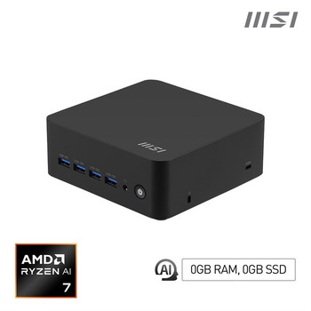 MSI Cubi Z AI 8M AMD Ryzen 7 8845HS Barebone NUC USFF Mini Computer HTPC NO RAM CUBI Z AI 8M R7 8845HS BB