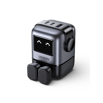 Ugreen USB-A+2C 65W UNO GAN CHARGER Mobile phone Laptop Tablet Black AC USB Indo 25686