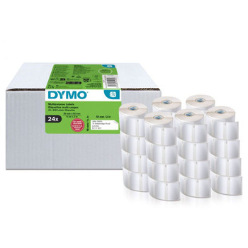 DYMO11354 LabelWriter Small Multi-Purpose Labels 32 mm x 57 mm Pack of 24 Rolls 2223590