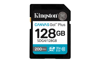 Kingston Technology Canvas Go! Plus 128Gb Sdxc Canvas Go Plus Gen4 200Mb/S C10 U SDG4/128GB