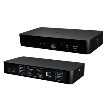 I-Tec Universal Intelligent Dual Display Docking Station + Power Delivery 100W. CAINTGDUAL4KDOCPDUK