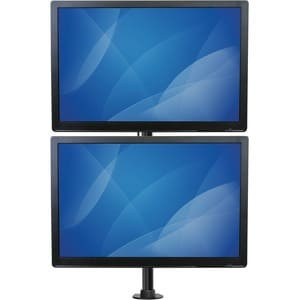Startech Desk Mount Dual Monitor Mount Vertical Steel Dual Monitor Arm for Vesa ARMDUALV