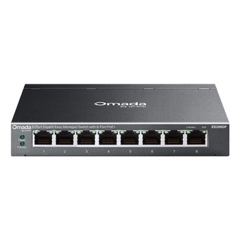 TP-Link Omada ES208GP Network Switch Managed L2 Gigabit Ethernet 10/100/1000 Pow ES208GP