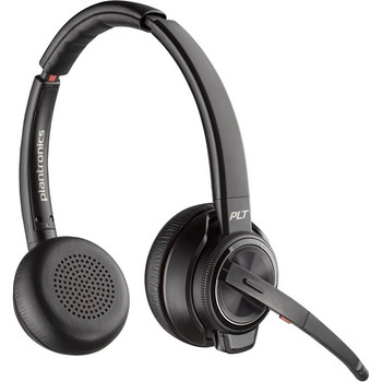 HP Poly Savi 8220 Headset Wireless Head-band Office/Call center Bluetooth Chargi 8D3F2AA#ABB