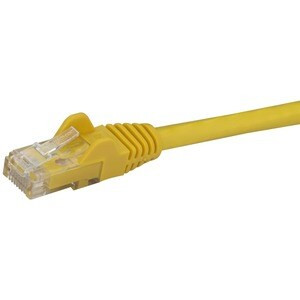 Startech 50Cm Cat6 Ethernet Cable Yellow Snagless Gigabit 100W Poe Utp 650Mhz Ca N6PATC50CMYL