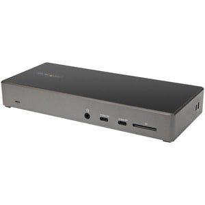 Startech Usb C Dock Triple 4K Monitor Usb-C Docking Station With Dp 1.4 & Dsc 2X DK31C2DHSPDUE