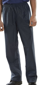 Beeswift Super Pu Trousers Navy Blue Size M SBDTNM