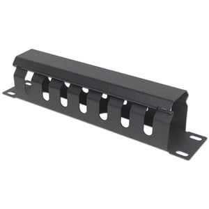 Intellinet 10" Cable Management Panel 1U Covered Black Cable Management Panel 1U 714853