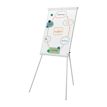 Nobo Premium Plus Tripod Steel Magnetic Whiteboard Easel 1915701 1915701