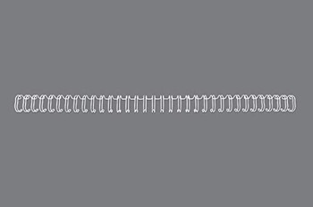 GBC 47901E 5mm White Wire Binders Pack of 100 47901E