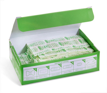 Click Medical Waterproof Plasters Assorted Box 100 Flesh CM0537