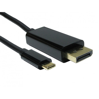 Usb-C To Displayport 4K 60Hz 1 Meter Black Data Cable USB3C-DP-1M