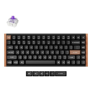 Keychron K2 HE keyboard Gaming USB + RF Wireless + Bluetooth QWERTY  English B K2H-F1-UK