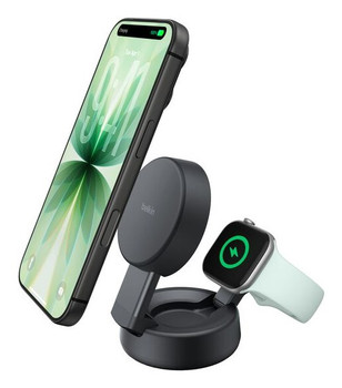 Belkin UltraCharge Pro Smartphone Smartwatch Charcoal USB Wireless charging Fast WIZ043MYCH