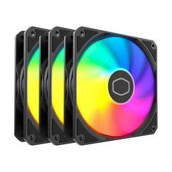 Cooler Master MasterFan MF120 Lite ARGB Computer case Fan 12 cm Black 3 pcs MFW-B2DN-173PA-R1