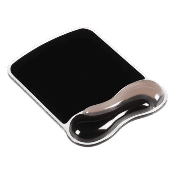 Kensington 62399 Duo Gel Mouse Pad Wave Light Smoke and Dark Smoke 62399