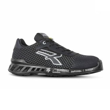 Upower Logan Light Safety Shoes Esd Black Size 11 UPRV2010411