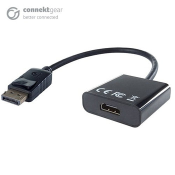 connektgear DisplayPort to HDMI Active Adapter - Male to Female DP Source 26-0702