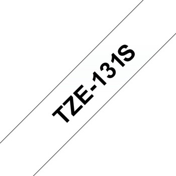 Brother TZE131S label-making tape Black on transparent TZe TZE131S