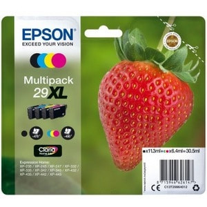 Epson Strawberry Multipack 4-Colours 29Xl Claria Home Ink. Cartridge Capacity: H C13T29964012