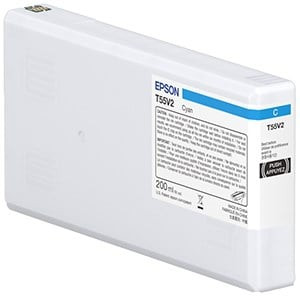 Epson C13T55W200 ink cartridge 1 pcs Compatible Cyan C13T55W200
