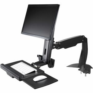 Startech Sit Stand Monitor Arm Desk Mount Sit-Stand Workstation Up To 27" Vesa D ARMSTSCP1