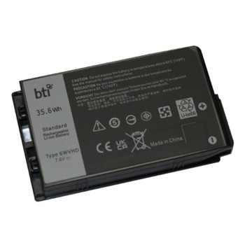 BTI JM6CX compatible 35.6Wh 2-cell battery for LATITUDE 12 RUGGED 7230 EXTREME JM6CX-BTI