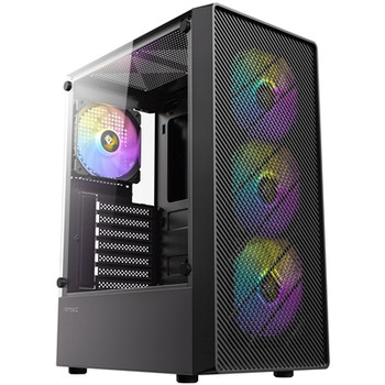 Antec Ax26 Rgb Elite Mid-Tower Gaming Pc Case – Pre-Installed 4 X 120?Mm Rgb Fan 0-761345-10199-8