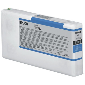 Epson T6532 Cyan Ink Cartridge 200ml Original 1 pcs C13T653200