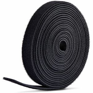 Startech 75Ft 22.8M Hook And Loop Roll 0.5In Wide Black Cut-To-Size Reusable Cab HKLP7505B