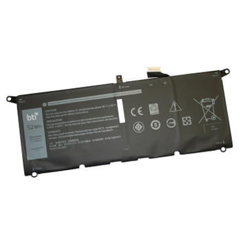 BTI H754V compatible 52Wh 4-cell battery for DELL XPS H754V-BTI