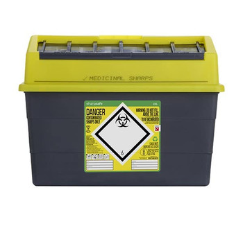 Sharpsafe Sharps Bin 24Ltr Yellow CM0648