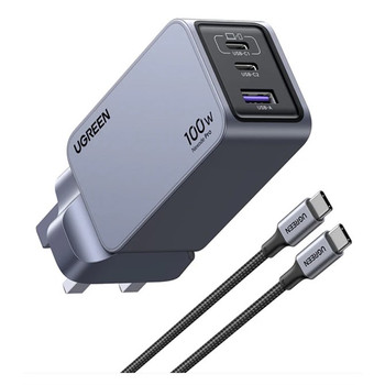 Ugreen Nexode Pro Universal Grey Silver AC Fast charging Indoor 25875