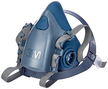3M 7502 Silicone Half Mask Blue Size M 7502