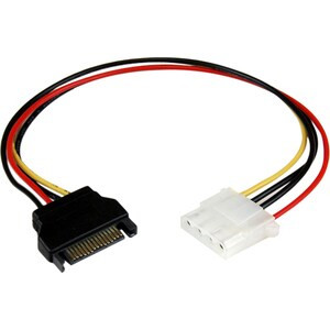 Startech 12In Sata To Lp4 Power Cable Adapter F/M for Hard Drive Sata / Molex 18 LP4SATAFM12