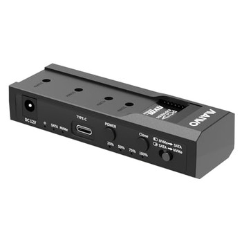 Maiwo Usb Type-C Dual Bay Hdd/Nvme M2 Ssd 10Gbps Clone Converter for 2.5" And 3. K10635N
