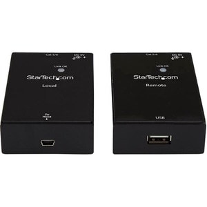 Startech 1 Port Usb 2.0 Over Cat5 Or Cat6 Extender Kit 165Ft 50M Usb Extender Us USB2001EXTV