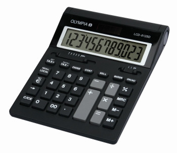 Olympia 941911006 Lcd 612 Sd Calculator Desktop 941911006