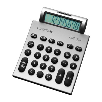 Olympia 941911007 Lcd 308 Calculator Desktop 941911007