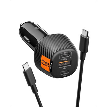 Spigen ACP09543 Essential 3 Ports 113W Car ACP09543