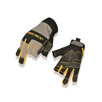 Mecdex Work Passion Tool Mechanics Gloves Grey / Gold Size XXL MECDY-714XXL